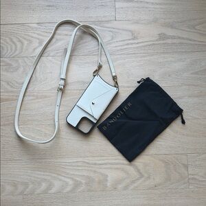 Bandolier Cream Crossbody Phone Case with Pouch iPhone Pro 13 Max